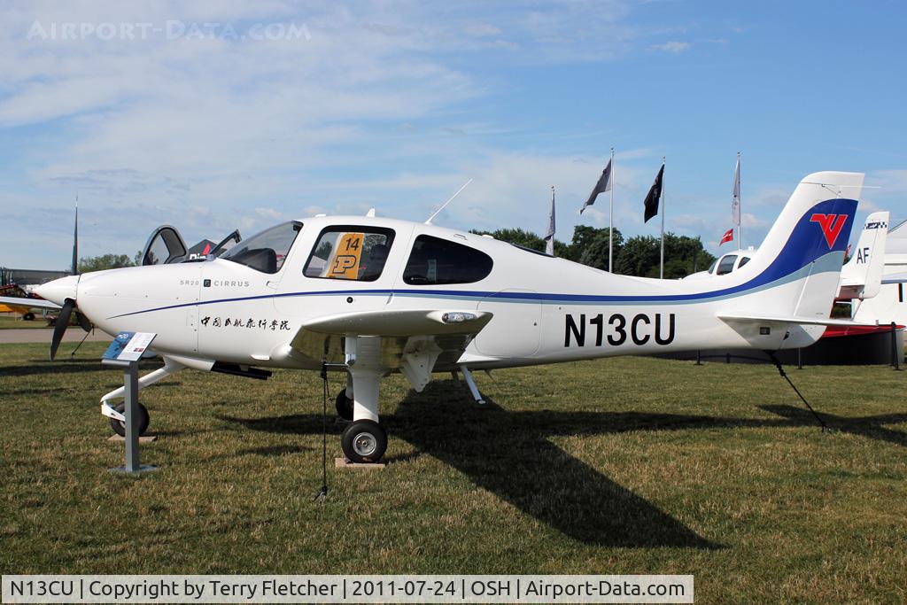 N13CU, Cirrus SR20 C/N 2092, Cirrus Design Corp SR20, c/n: 2092 in Static Display at 2011 Oshkosh