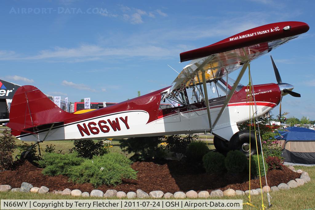 N66WY, Aviat A-1C-200 Husky C/N 3116, Aviat Aircraft Inc A-1C-200, c/n: 3116 on Static Display at 2011 Oshkosh