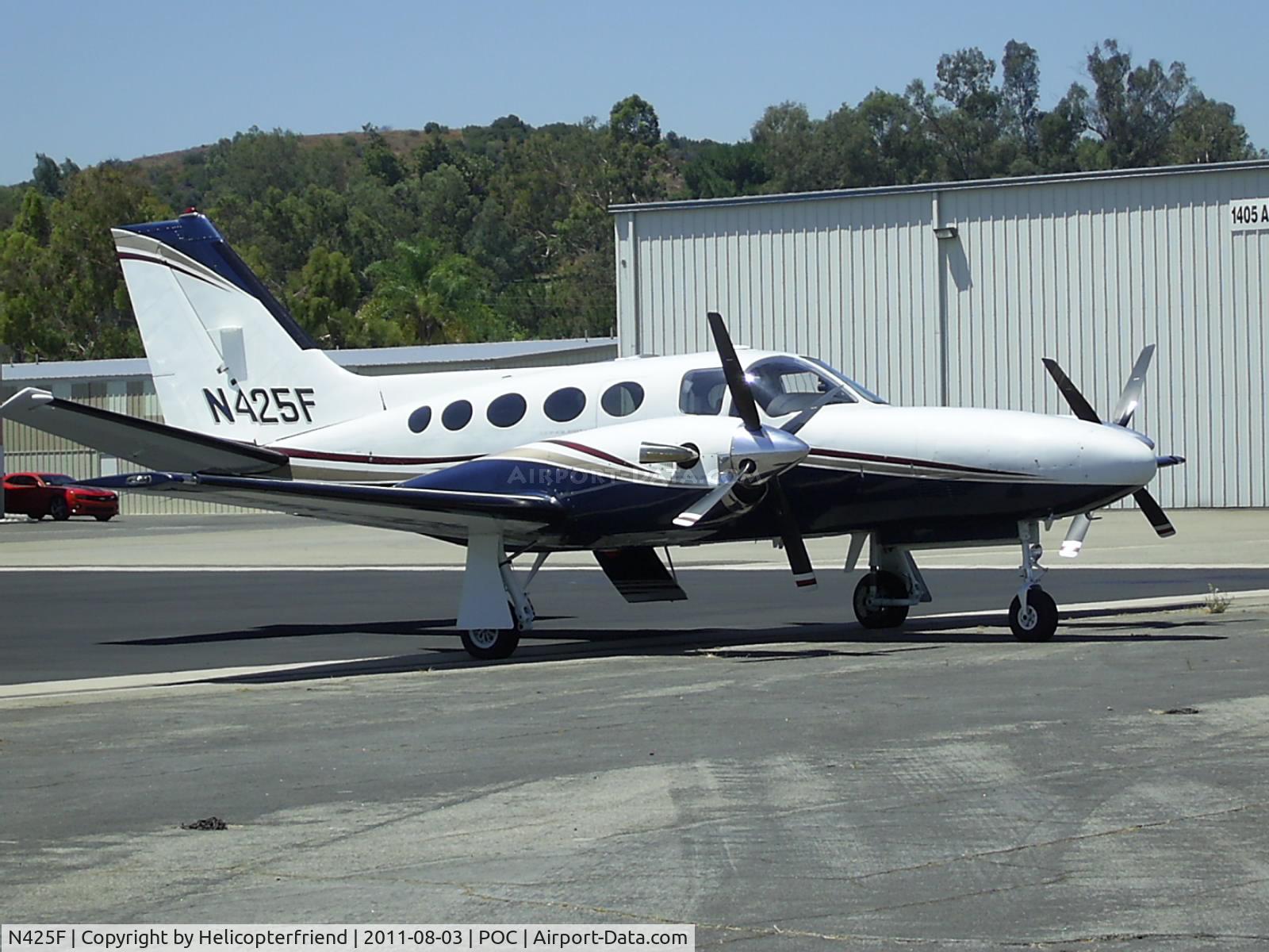 N425F, 1981 Cessna 425 Conquest 1 C/N 425-0058, Parked in Howard Aviation parking area