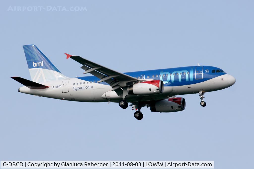 G-DBCD, 2005 Airbus A319-131 C/N 2389, bmi @ VIE