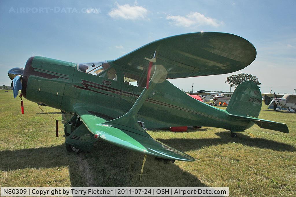 N80309, 1946 Beech G17S C/N B-8, 1946 Beech G17S, c/n: B-8 at 2011 Oshkosh