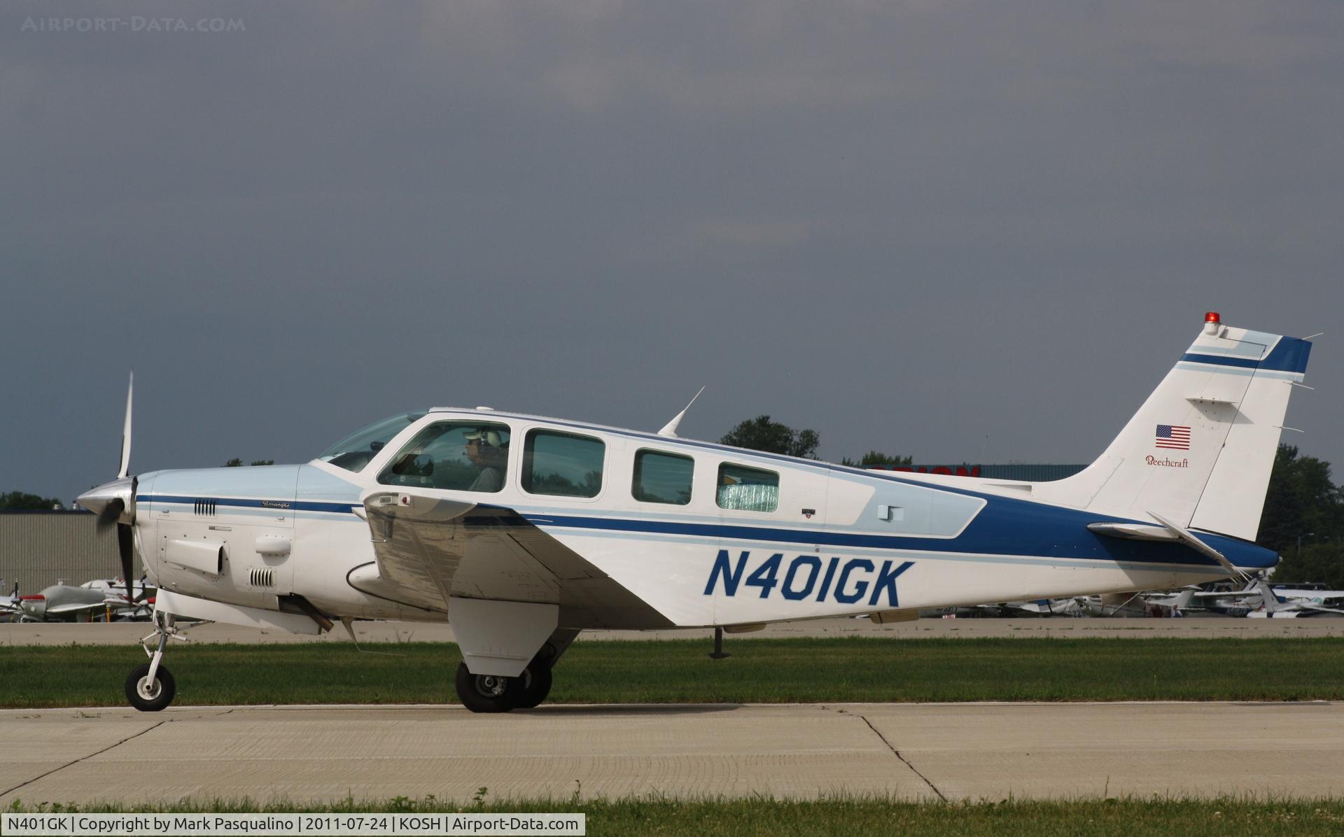 N401GK, 1986 Beech B36TC Bonanza C/N EA-459, Beech B36TC