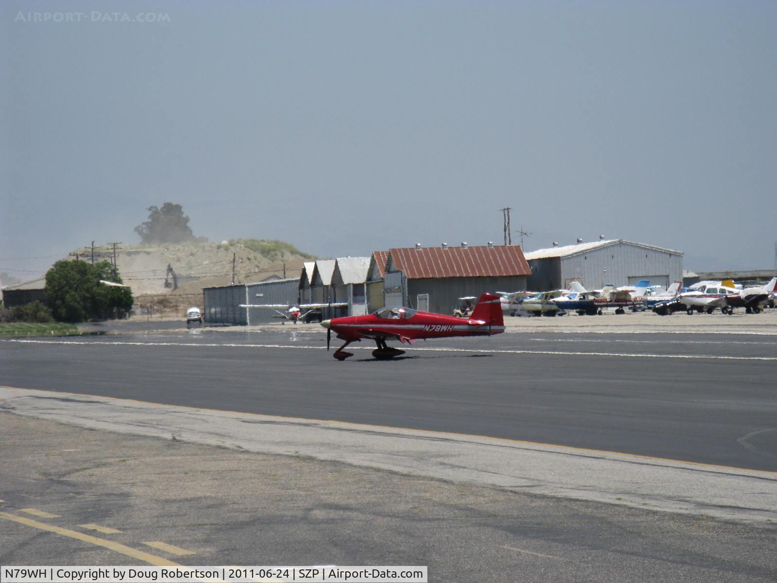 N79WH, 1998 Vans RV-6A C/N 21611, 1998 Hastings VAN's RV-6A, taxi off the active
