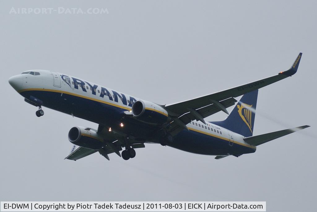 EI-DWM, 2007 Boeing 737-8AS C/N 36080, Cork.