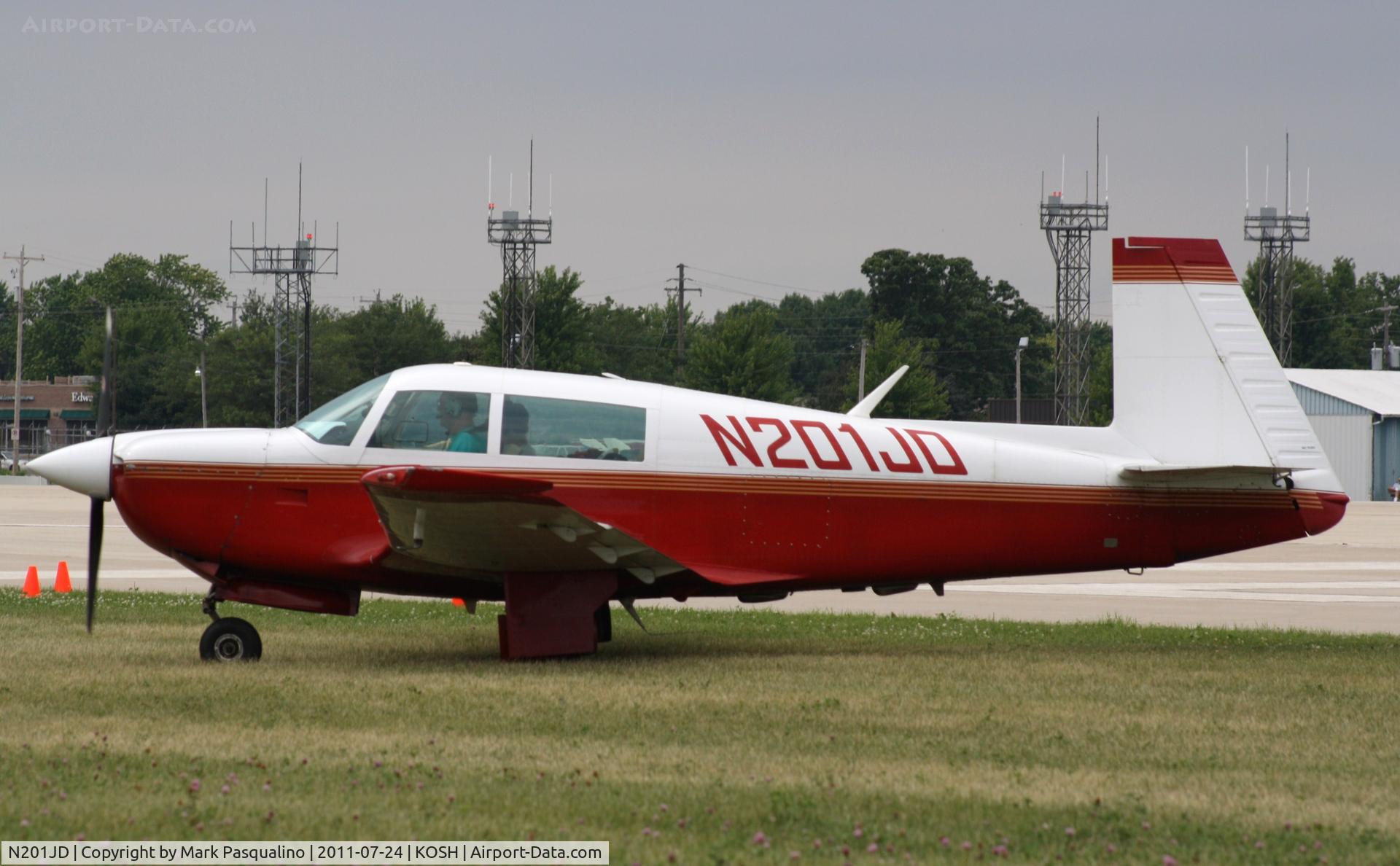 N201JD, 1976 Mooney M20J 201 C/N 24-0008, Mooney M20J