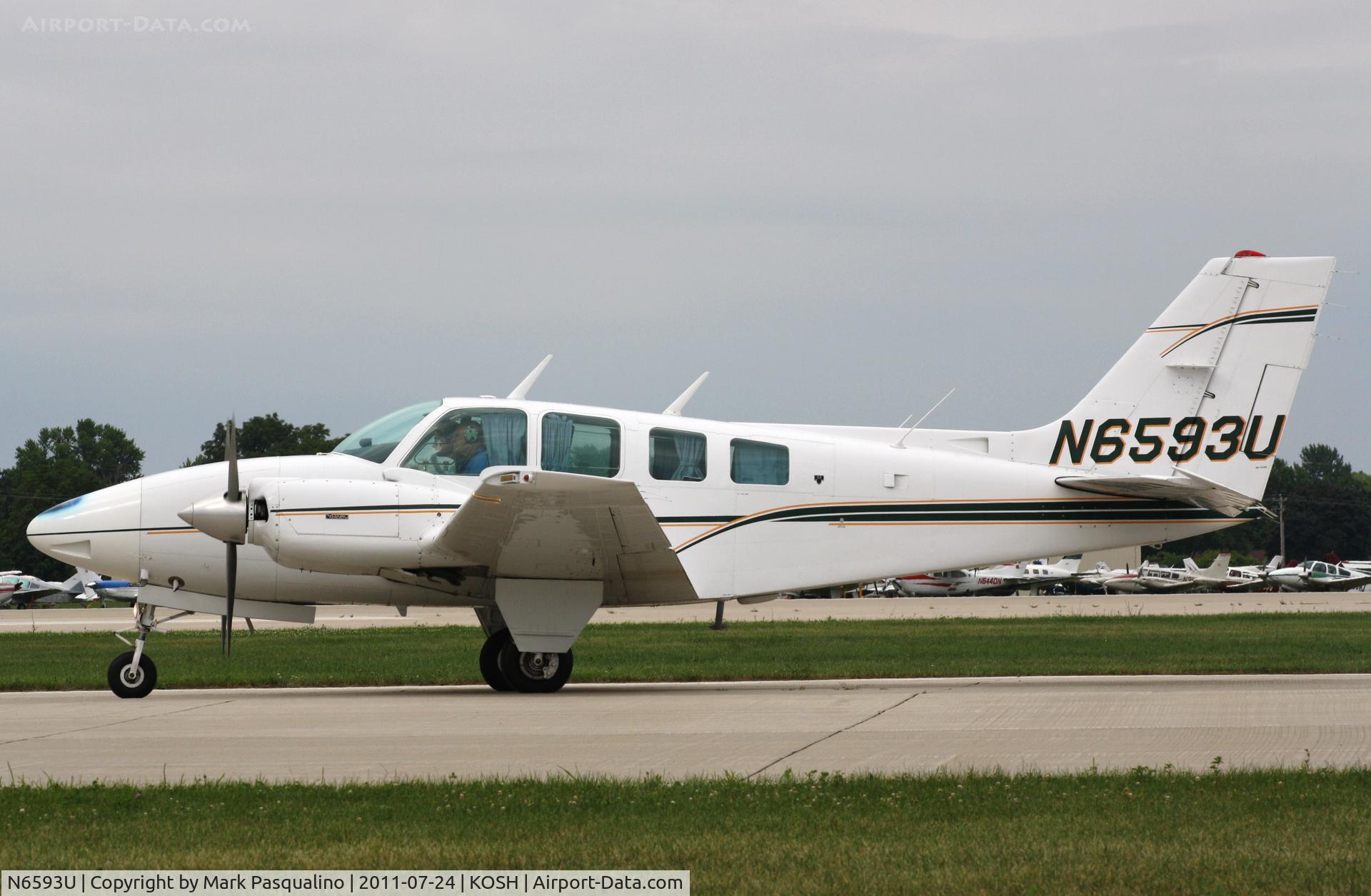 N6593U, 1983 Beech 58 Baron C/N TH-1371, Beech 58