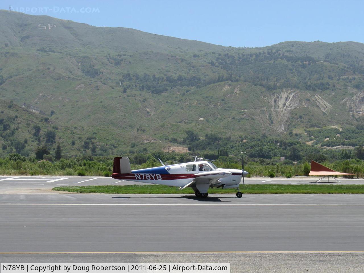 N78YB, 1950 Beech B35 Bonanza C/N D-2493, 1950 Beech B35 BONANZA, Continental E-225-8 196 Hp @2,450 rpm for 1 minute, 185 Hp continuous, tip tanks, landing roll Rwy 22