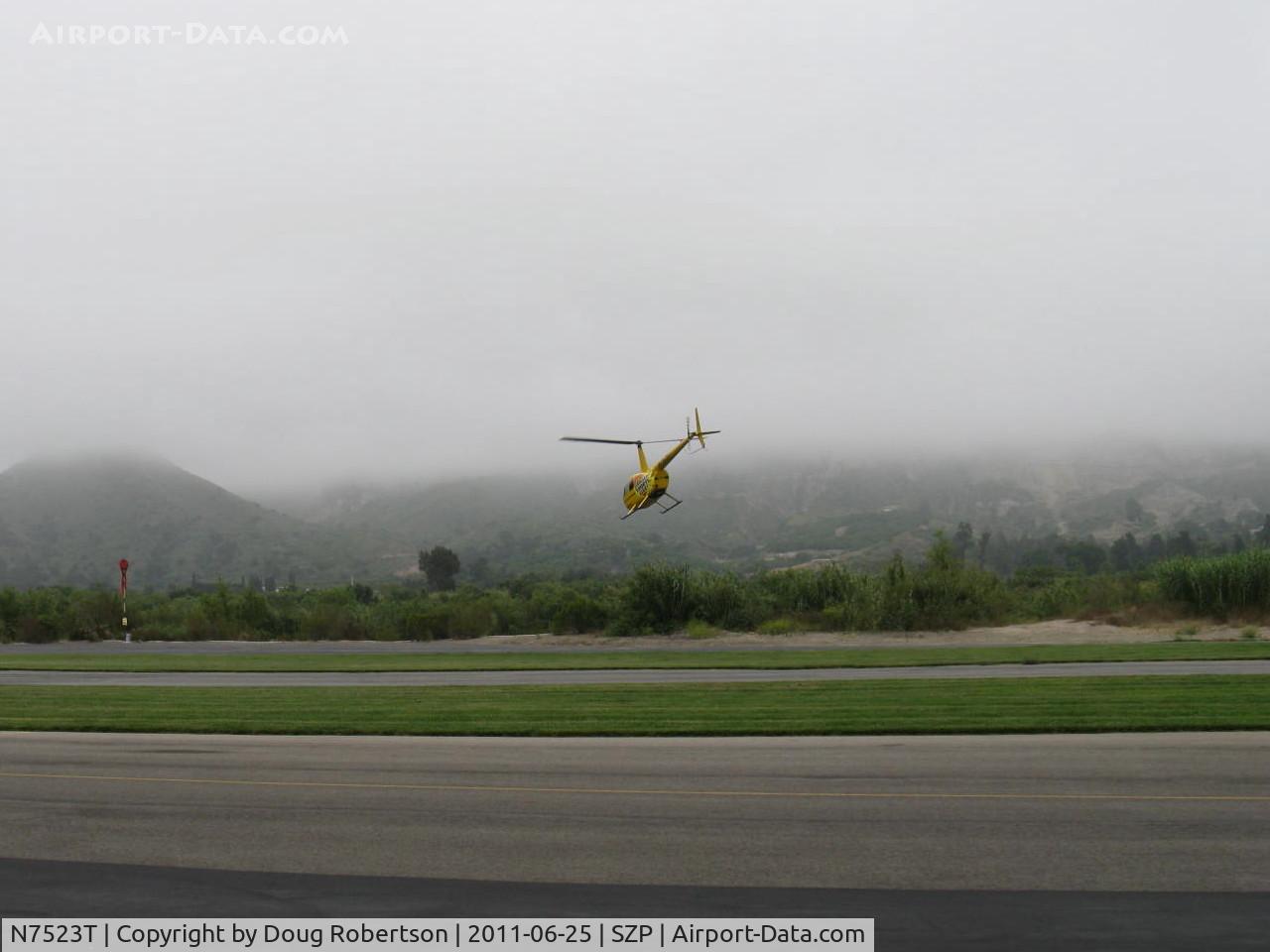 N7523T, 2004 Robinson R44 Raven II C/N 10311, 2004 Robinson R44 RAVEN II, Lycoming IO-540 derated to 245 Hp for 5 minutes, 205 Hp continuous, departure