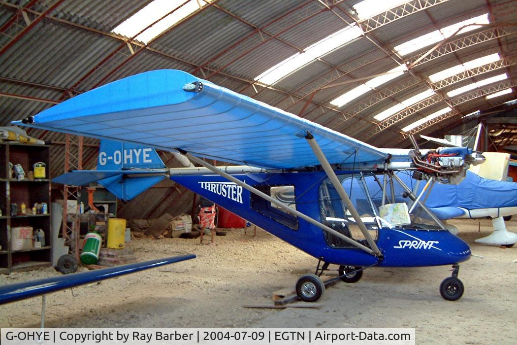 G-OHYE, 2004 Thruster T600N 450 C/N 0042-T600N-098, Thruster T600N 450 Sprint [0042-T600N-098] Enstone~ 09/07/2004.