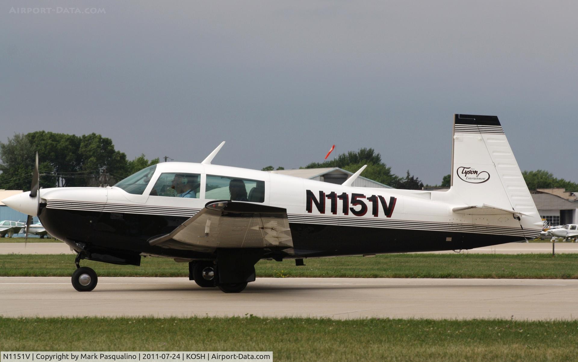 N1151V, 1981 Mooney M20J 201 C/N 24-1231, Mooney M20J