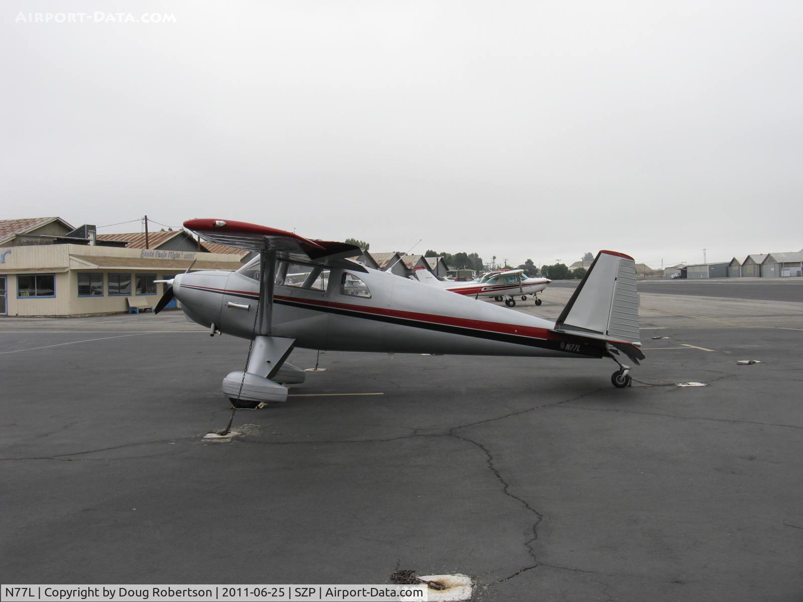 N77L, 1948 Luscombe 8A C/N 6339, 1948 Luscombe 8A, Continental C90 90 Hp