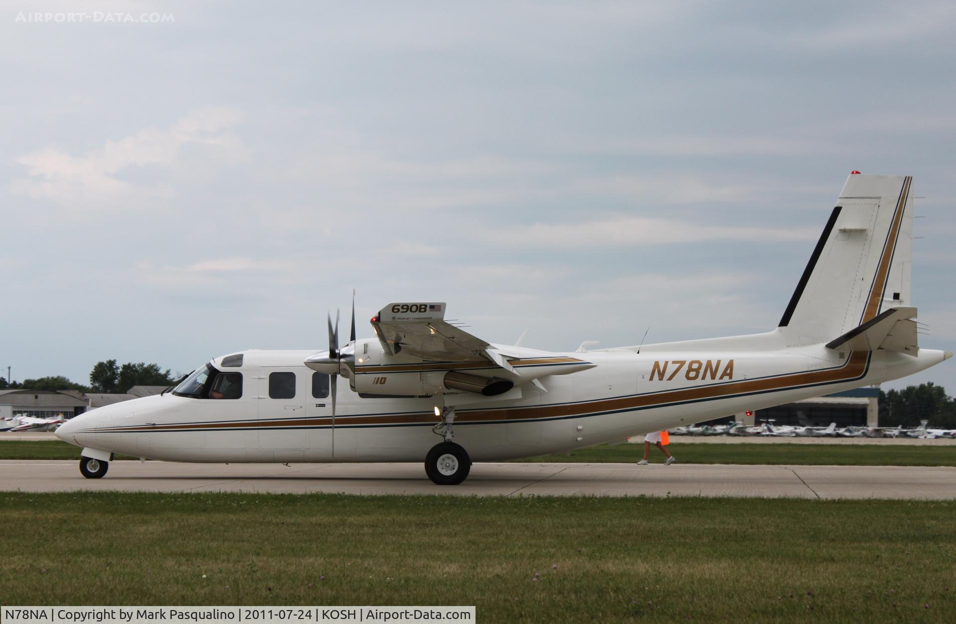 N78NA, 1977 Rockwell International 690B C/N 11401, Rockwell 690B
