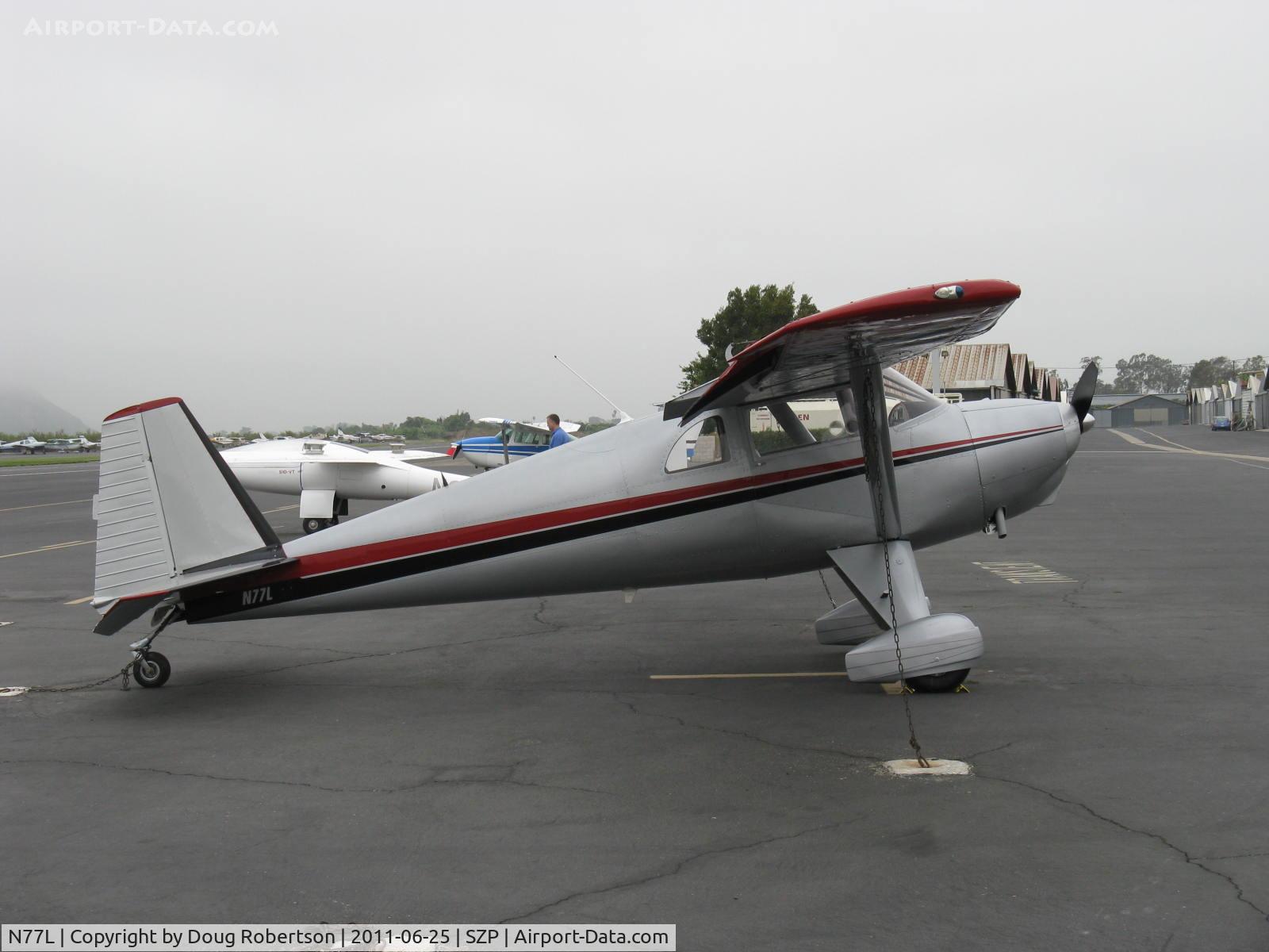 N77L, 1948 Luscombe 8A C/N 6339, 1948 Luscombe 8A, Continental C90 90 Hp upgrade to 8F SILVAIRE engine from original 65 Hp, custom loaded panel, re-visitor from Oregon