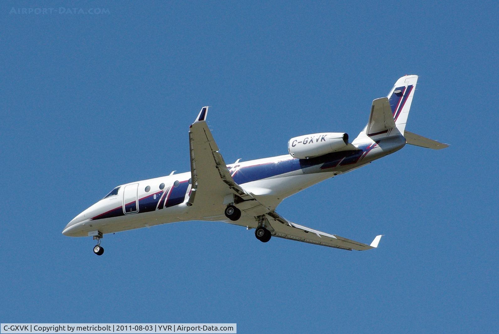 C-GXVK, 2010 Israel Aerospace Industries Gulfstream G150 C/N 283, Landing on a bright, sunny day .