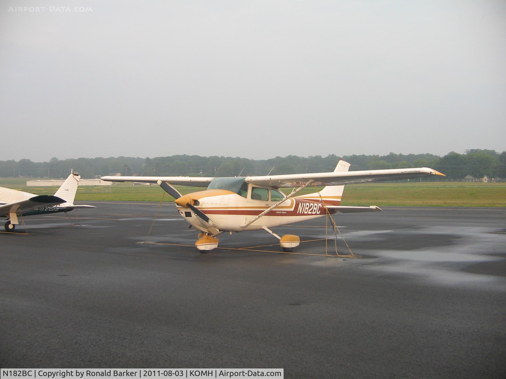 N182BC, 1976 Cessna 182P Skylane C/N 18265071, Orange
