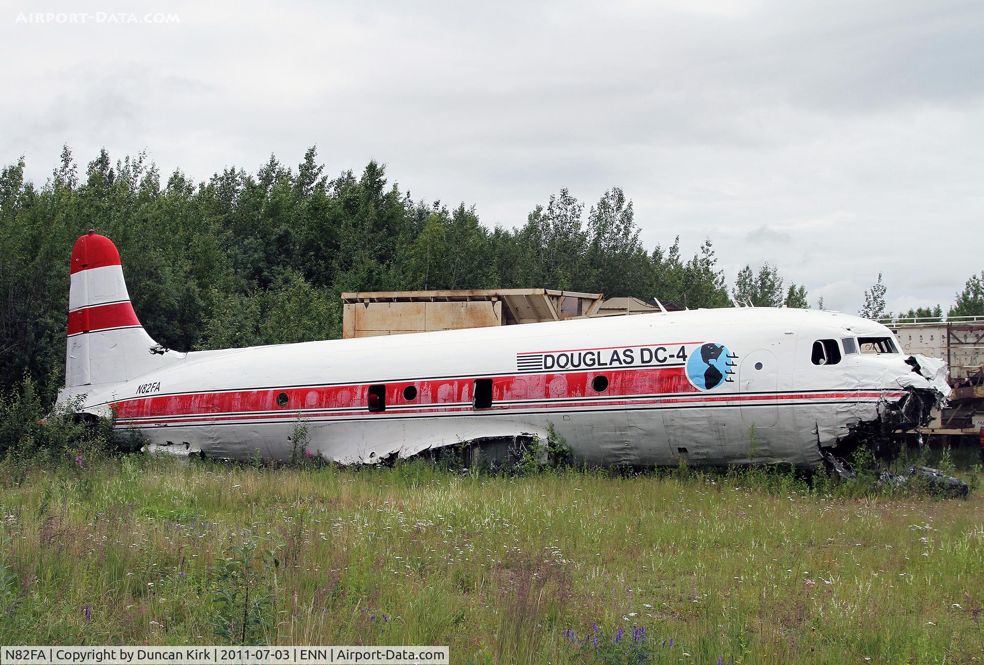 N82FA, 1945 Douglas C-54G Skymaster C/N 35960, Crashed a few years back operating from Fairbanks