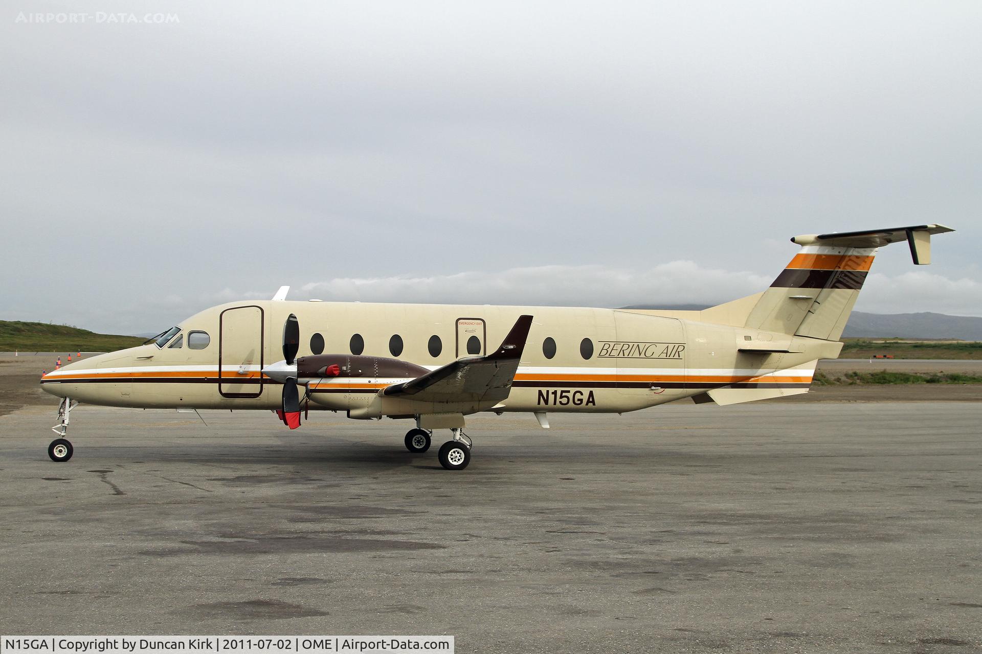 N15GA, 1993 Beech 1900D C/N UE-37, There's enough traffic in Nome to warrant Beech 1900's being base there.