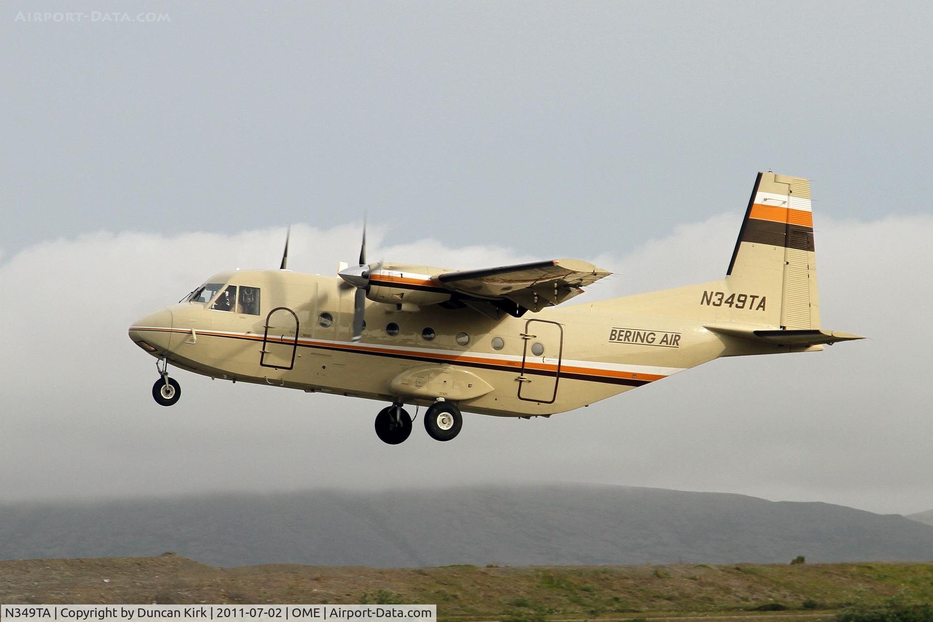 N349TA, 1986 CASA C-212-CC C/N 349, Not your everyday sight. Bering Air has two of them