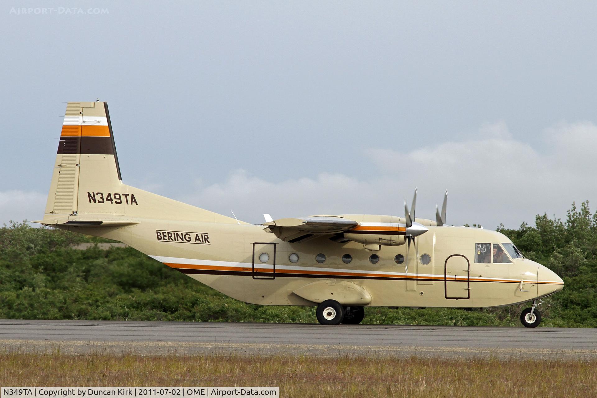 N349TA, 1986 CASA C-212-CC C/N 349, Taxiing out for a freight flight