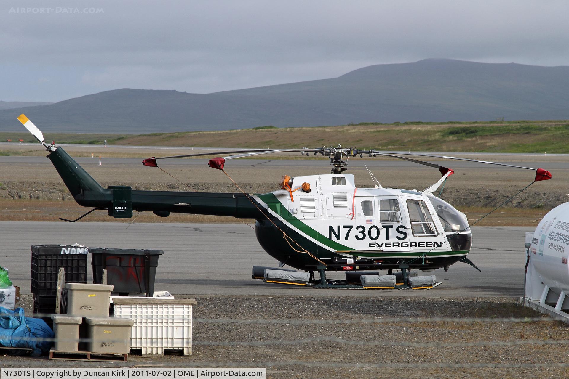 N730TS, 1994 MBB Bo-105S C/N S-895, Evergreen reaches all over