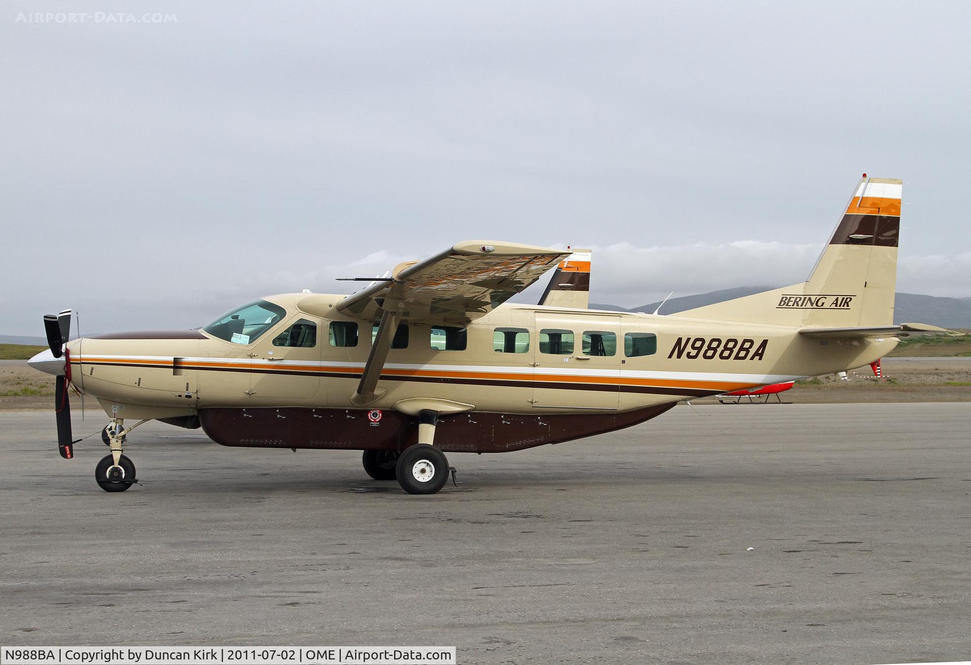 N988BA, 2009 Cessna 208B Grand Caravan C/N 208B2089, Bering Air Caravan