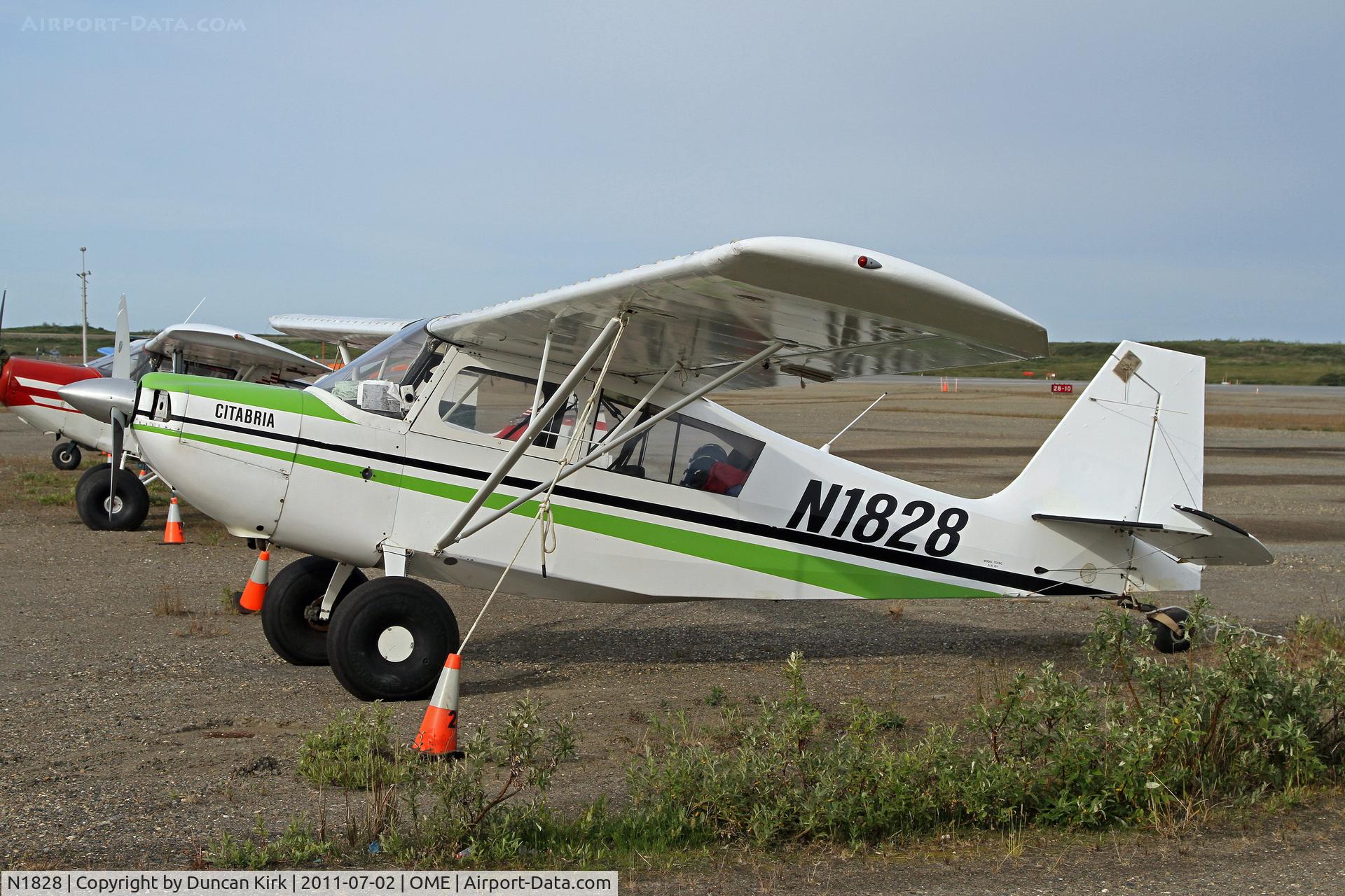 N1828, 1968 Champion 7GCBC C/N 101, Not a pleasant winter ride!