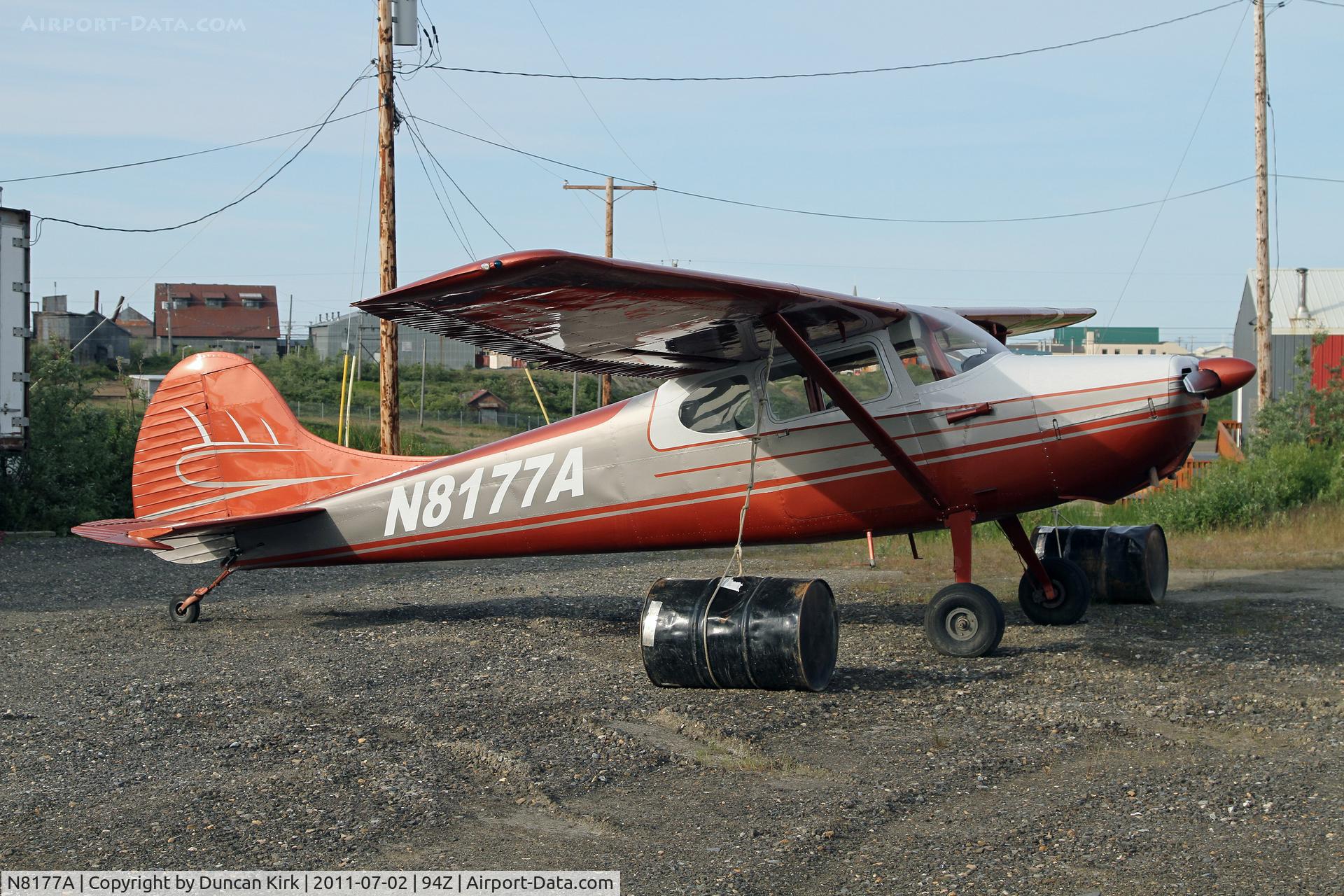 N8177A, 1952 Cessna 170B C/N 25029, Gold....matching what drives Nome