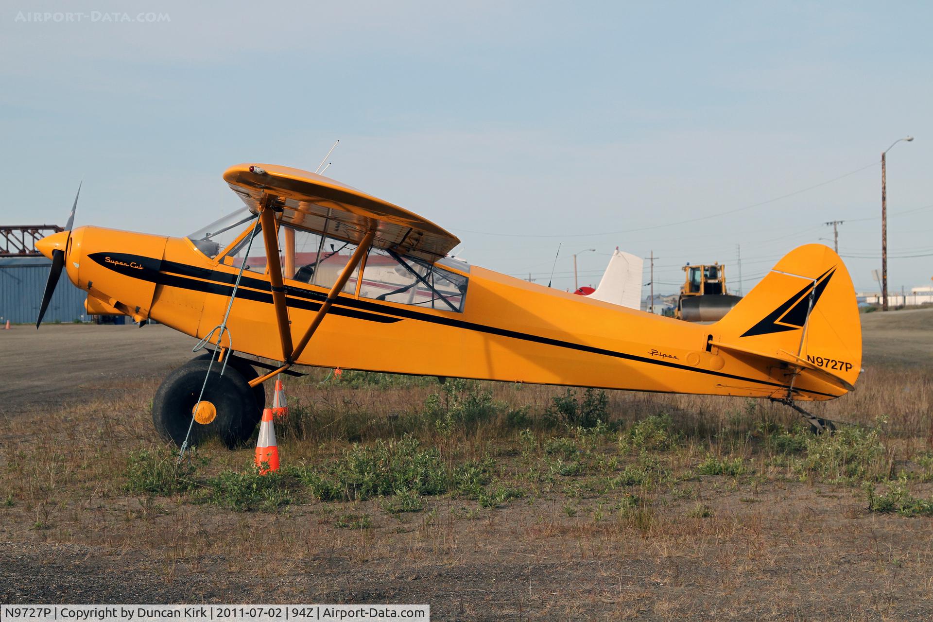 N9727P, 1975 Piper PA-18-150 Super Cub C/N 18-7609006, Nice orange scheme