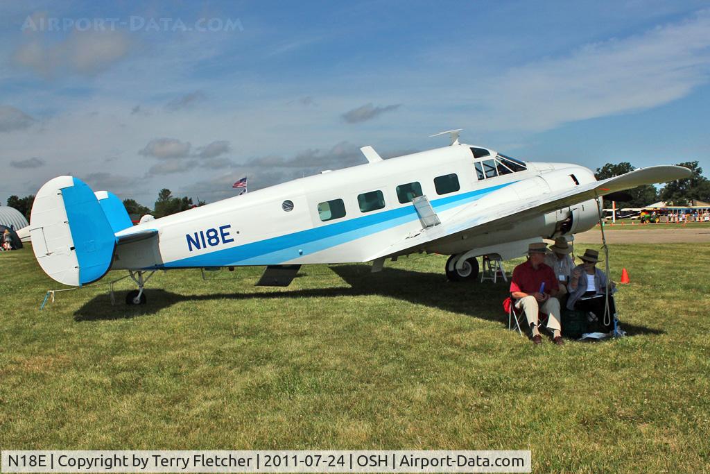 N18E, 1958 Beech E18S C/N BA-383, 1958 Beech E18S, c/n: BA-383 at 2011 Oshkosh