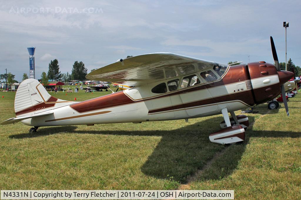 N4331N, 1947 Cessna 195 C/N 7078, 1947 Cessna 195, c/n: 7078 at 2011 Oshkosh