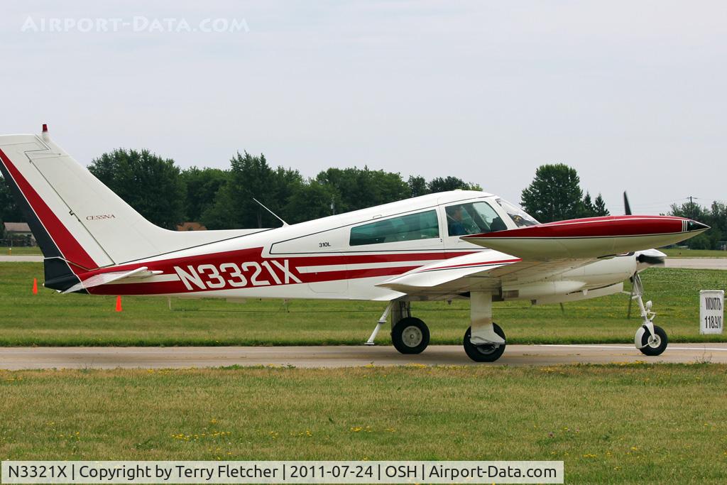 N3321X, 1967 Cessna 310L C/N 310L-0171, 1967 Cessna 310L, c/n: 310L-0171 at 2011 Oshkosh