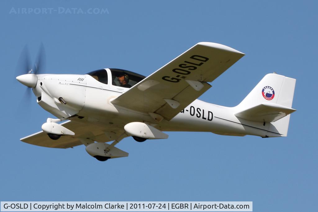 G-OSLD, 2000 Europa XS Tri-Gear C/N PFA 247-13641, Europa XS at Breighton Airfield's Wings & Wheels Weekend, July 2011.