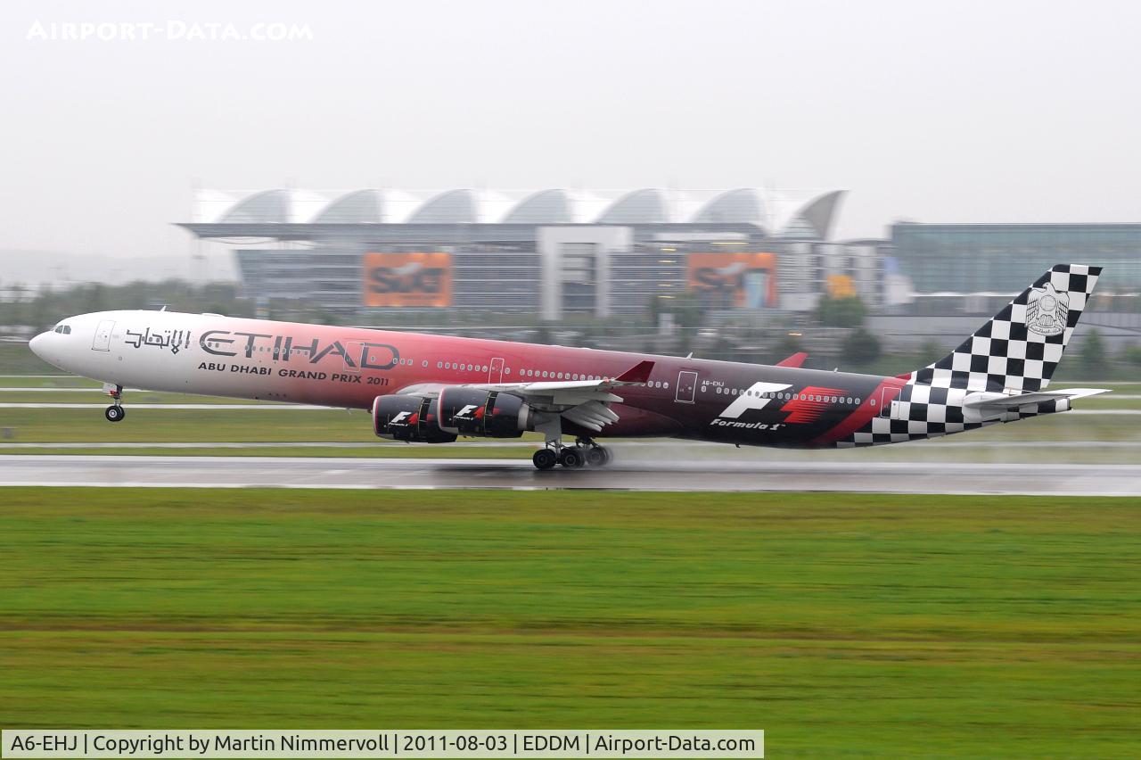 A6-EHJ, 2008 Airbus A340-642X C/N 933, Etihad Airways