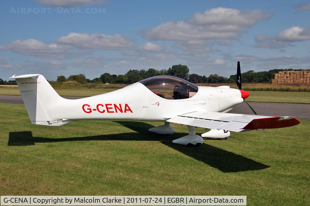 G-CENA, 2007 Dyn'Aero MCR-01 ULC Banbi C/N PFA 301B-14640, Dyn'Aero-MCR-01-ULC-Banbi at Breighton Airfield's Wings & Wheels Weekend, July 2011.