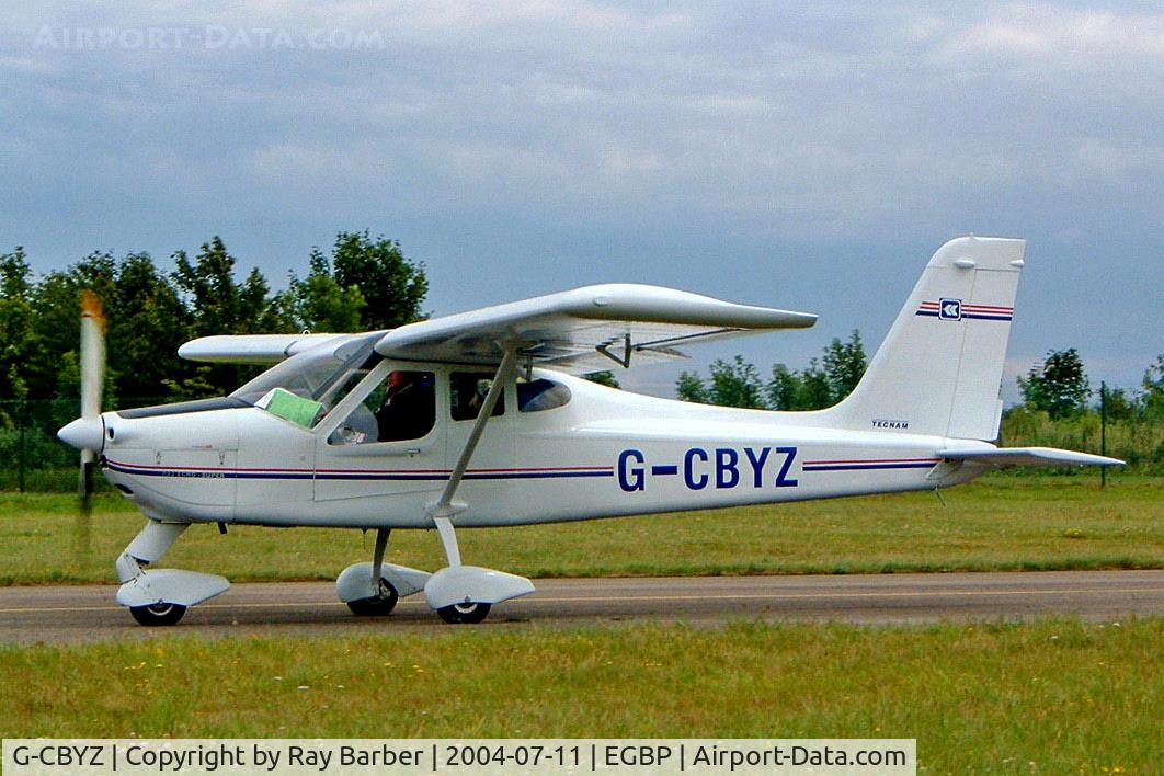 G-CBYZ, 2003 Tecnam P-92EA Echo Super C/N PFA 318A-13984, Tecnam P.92-EA Echo [PFA 318A-13984] Kemble~G 11/07/2004.