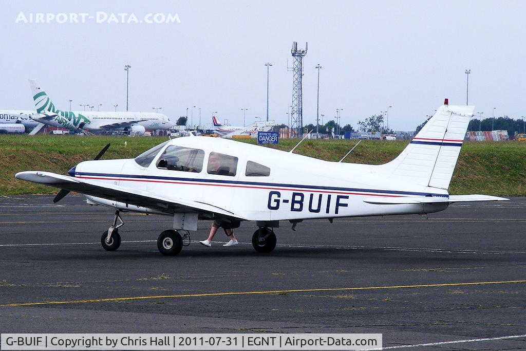G-BUIF, 1979 Piper PA-28-161 Cherokee Warrior II C/N 28-7916406, Northumbria Flying School Ltd