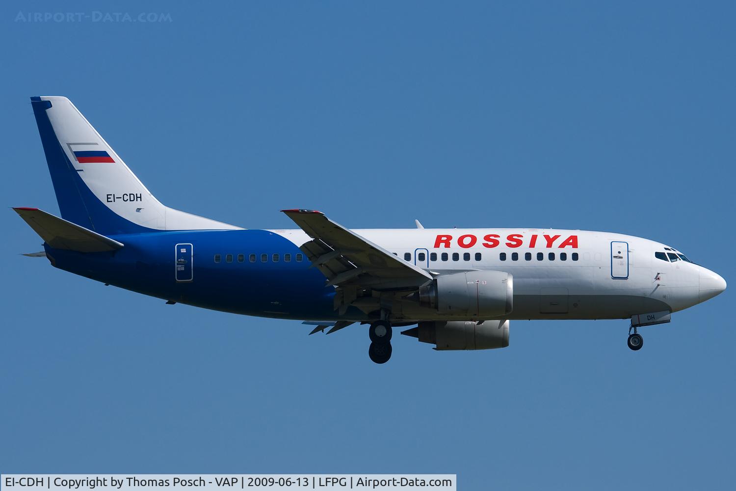 EI-CDH, 1992 Boeing 737-548 C/N 25739, Rossia