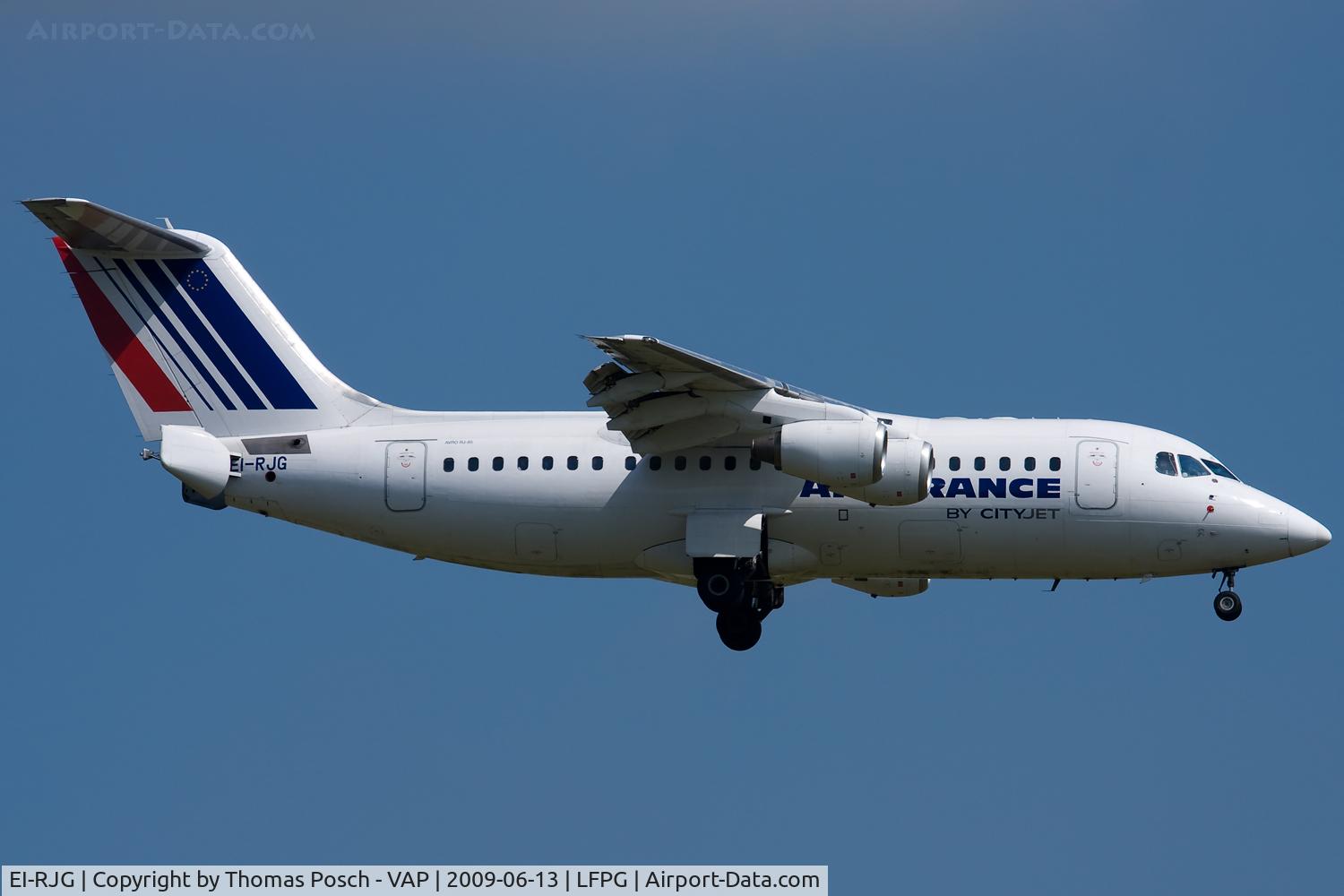EI-RJG, 1999 British Aerospace Avro 146-RJ85A C/N E2344, Air France