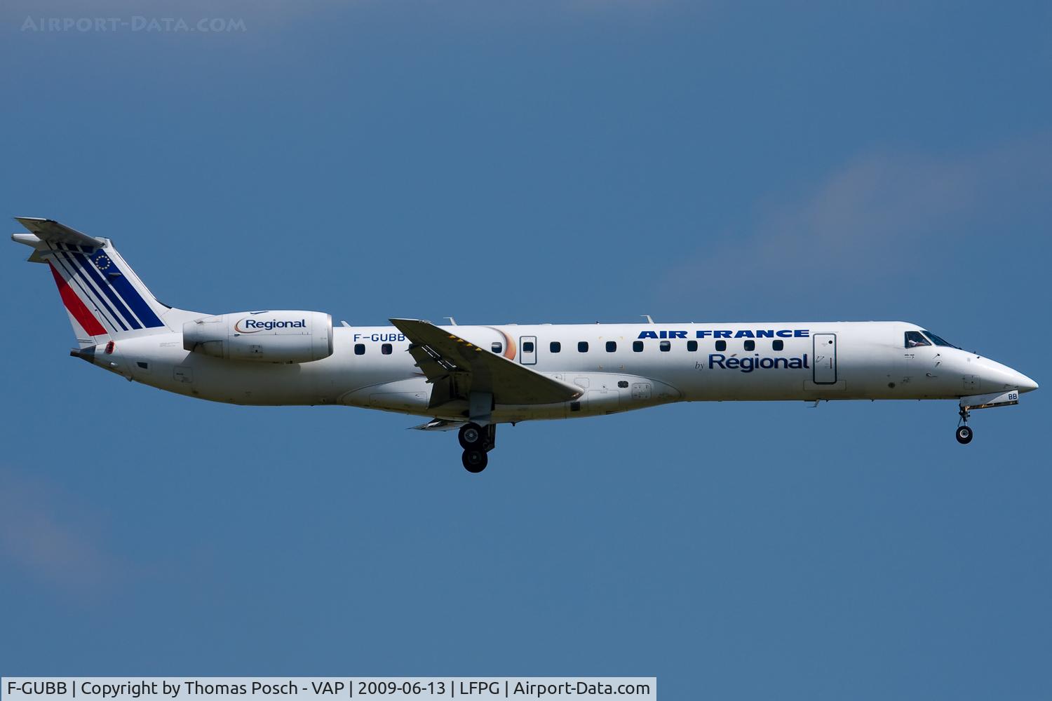 F-GUBB, 2001 Embraer EMB-145MP (ERJ-145MP) C/N 145419, Air France