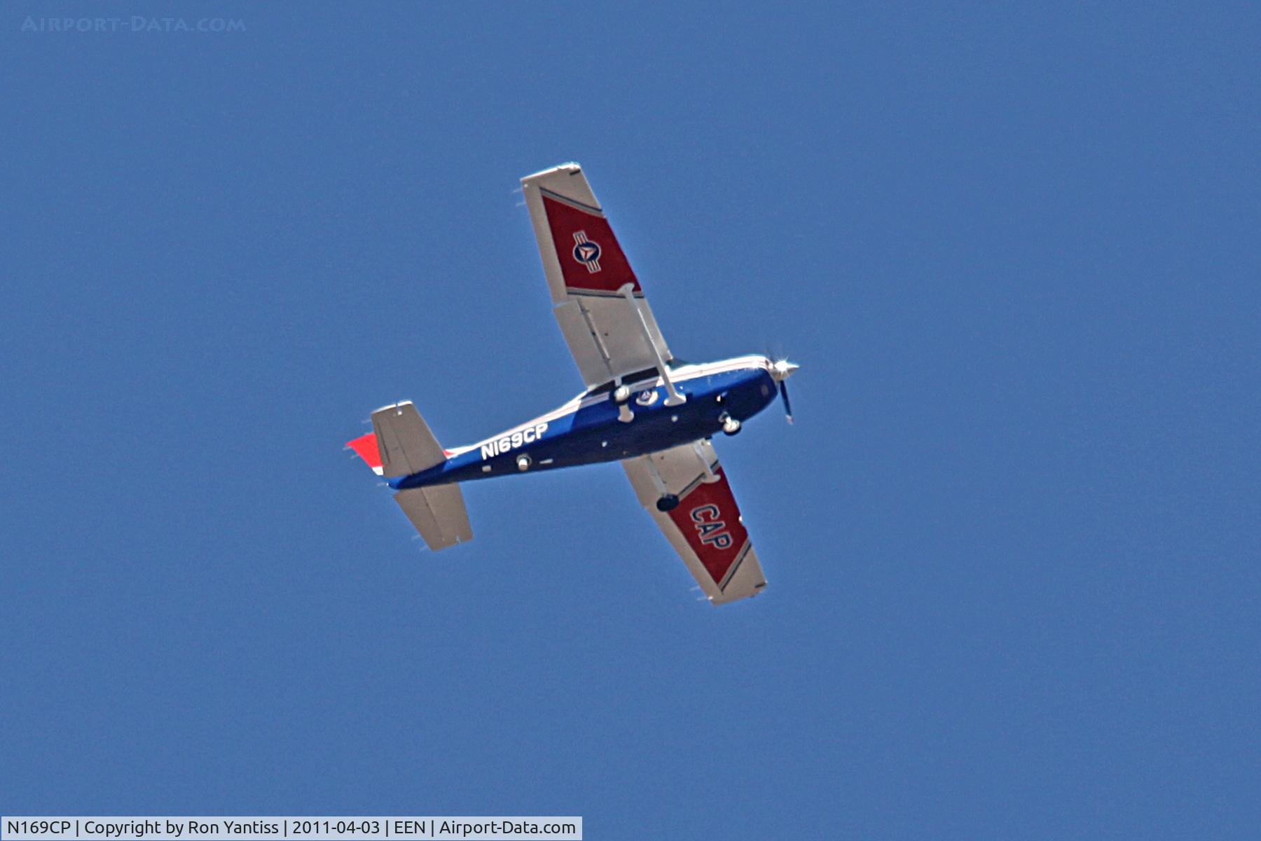 N169CP, Cessna 182T Skylane C/N 18282172, Civil Air Patrol Cessna 182T departing Dillant-Hopkins Airport, Keene, NH  4/3/2011