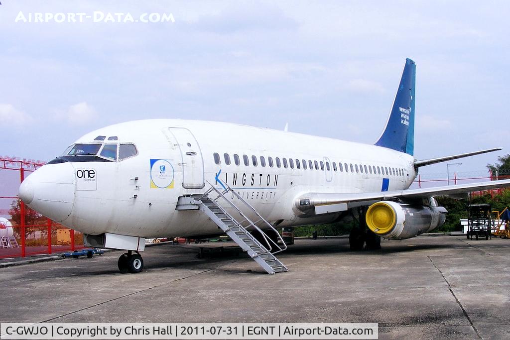 C-GWJO, 1969 Boeing 737-2A3 C/N 20299, former Westjet B737 now used by the Newcastle Aviation Academy