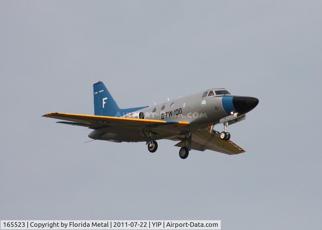 165523, 1964 Rockwell T-39N (NA-265-40) Sabreliner C/N 282-020, T-39N retro colors