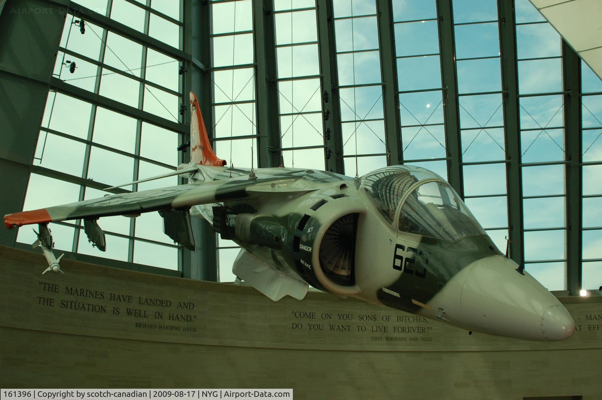 161396, 1981 McDonnell Douglas AV-8B Harrier II C/N 512001, Harrier AV-8A, Leatherneck Gallery, National Museum of the Marine Corps, Triangle, VA