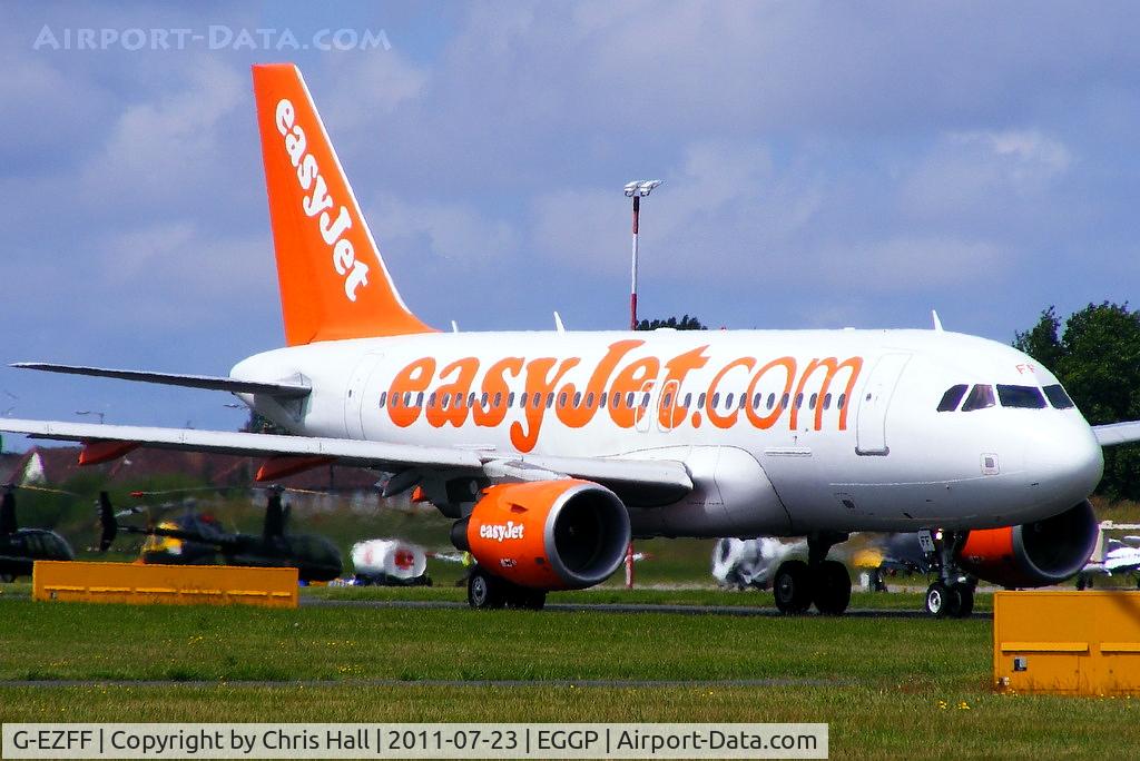 G-EZFF, 2009 Airbus A319-111 C/N 3844, easyJet