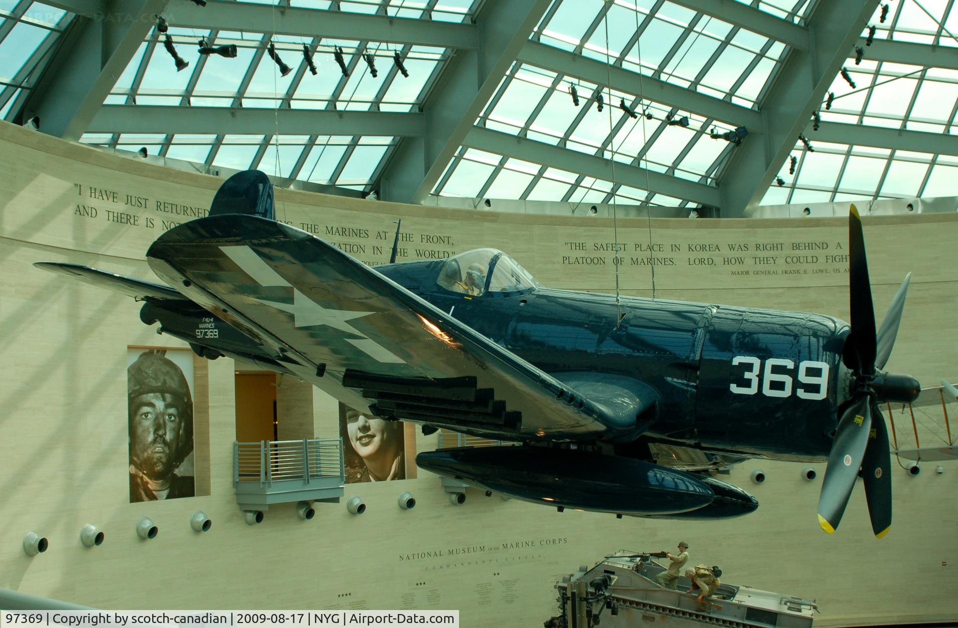 97369, Vought F4U-4 Corsair C/N 9523, Vought F4U-4 Corsair, Leatherneck Gallery, National Museum of the Marine Corps, Triangle, VA