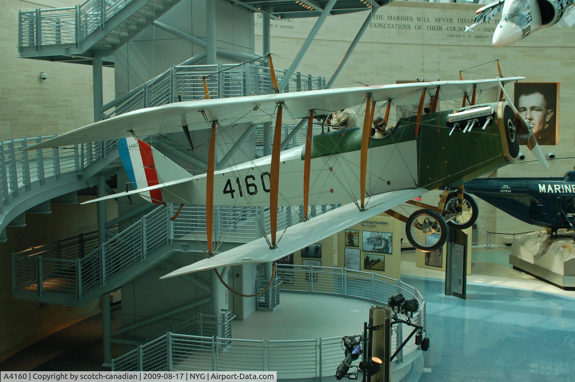 A4160, Curtiss JN-4HG C/N Not found A4160, Curtiss JN-4HG Biplane, Leatherneck Gallery, National Museum of the Marine Corps, Triangle, VA
