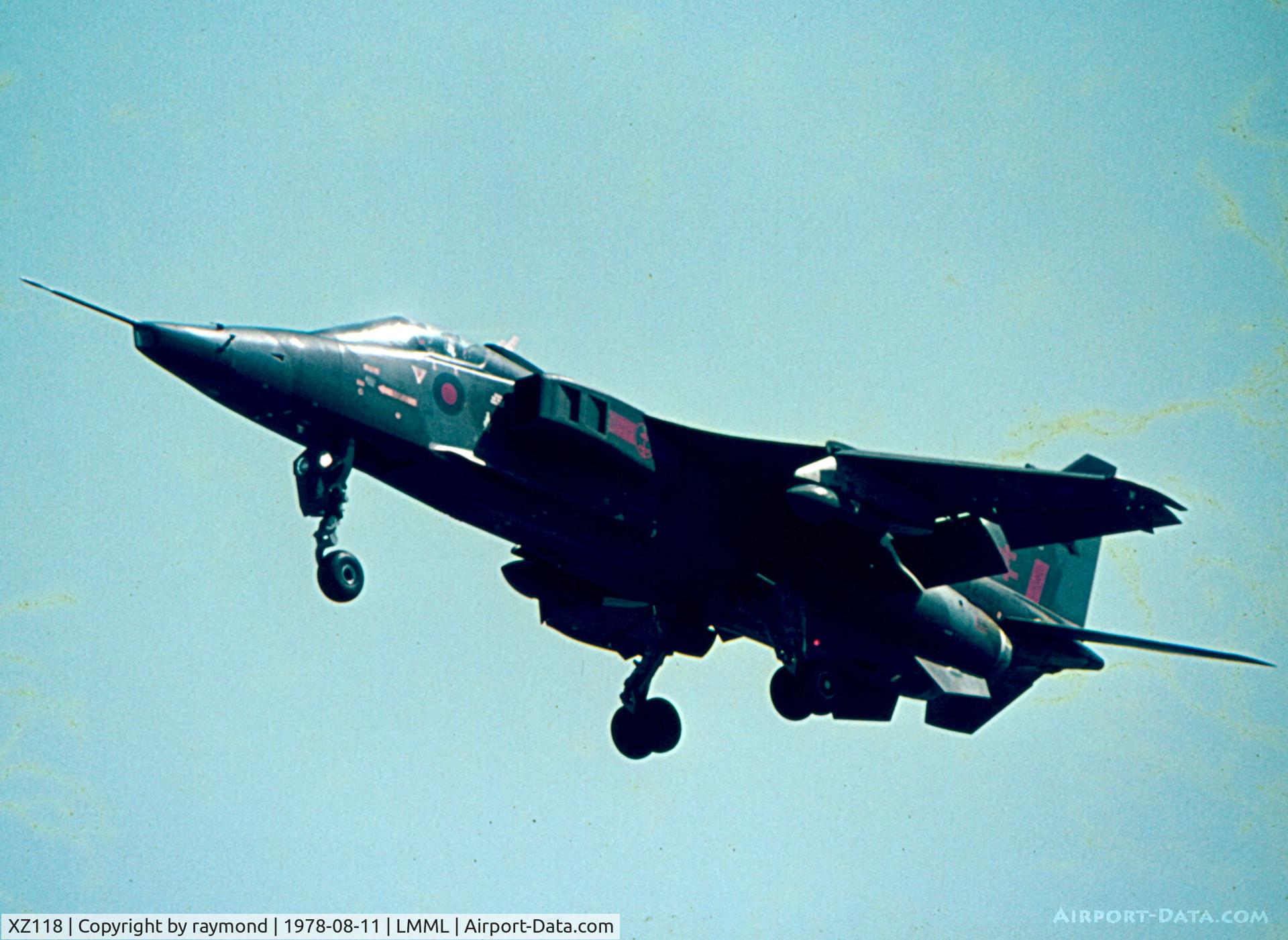 XZ118, 1976 Sepecat Jaguar GR.1A C/N S.119, Jaguar GR1 XZ118/F 41Sqd RAF