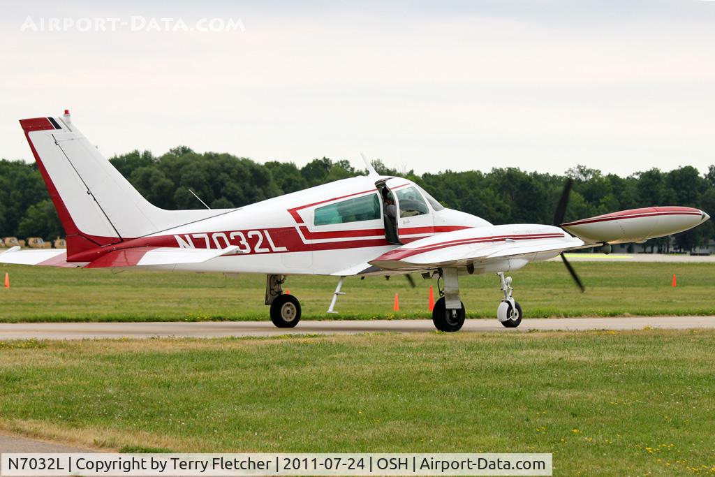 N7032L, 1966 Cessna 310K C/N 310K0132, 1966 Cessna 310K, c/n: 310K0132 at 2011 Oshkosh