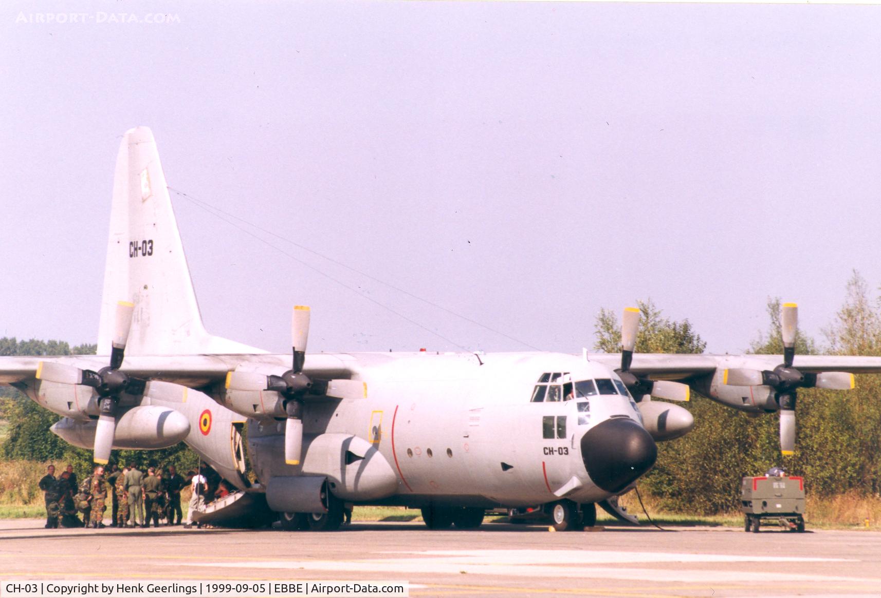 CH-03, 1972 Lockheed C-130H Hercules C/N 382-4461, Belgian Air Force