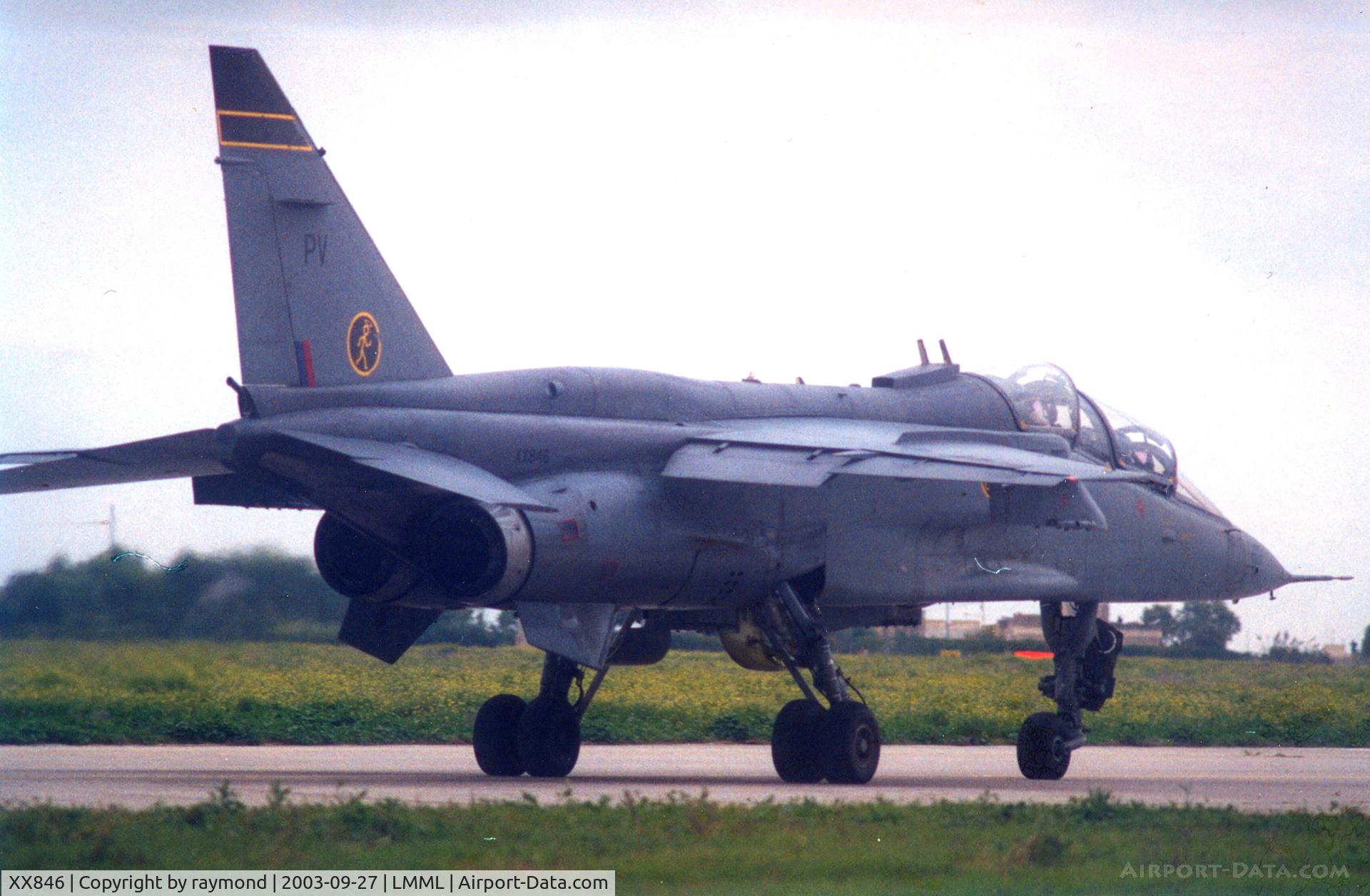 XX846, Sepecat Jaguar T.4 C/N B.34, Jaguar T4 XX846/PV 16Sqd RAF